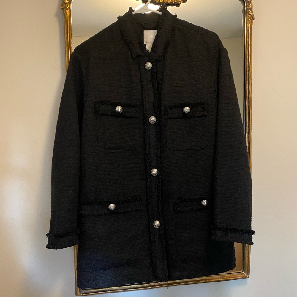 H&M Textured Weave Jacket - S